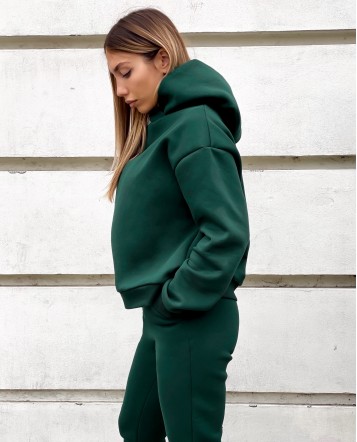 Warm Sweatshirt cool green