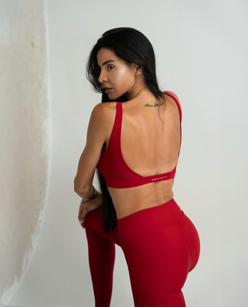 Level 6 Red padded bra