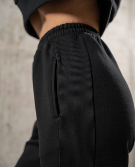 Premium Cotton Pants black - 3