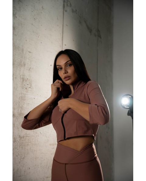 Level 5 Rose zip blouse