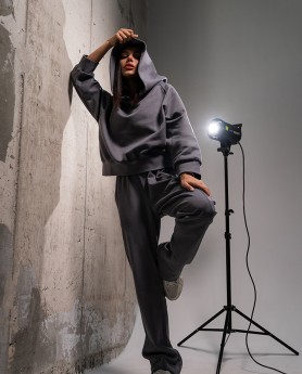 Premium Cotton Sweatshirt graphite - 3
