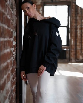Sportswear Cotton Sweatshirt black - 1