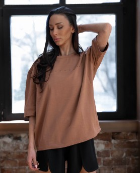 Sportswear T-shirt caramel - 3