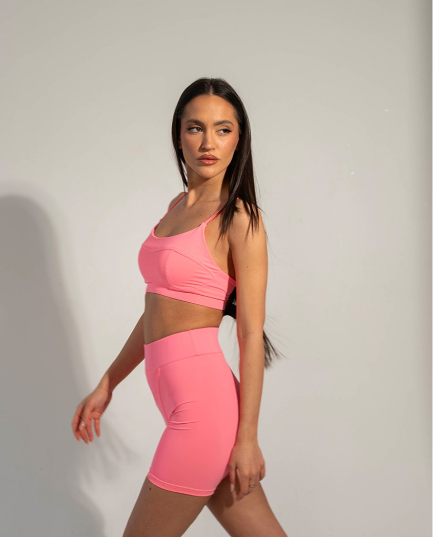 ZF pink padded bra