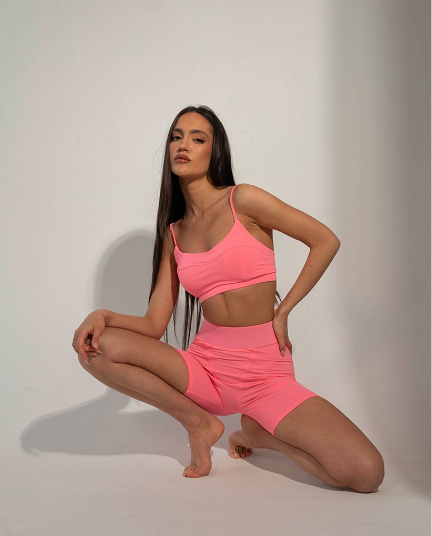 ZF pink padded bra