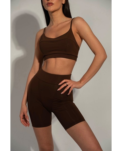 ZF brown padded bra