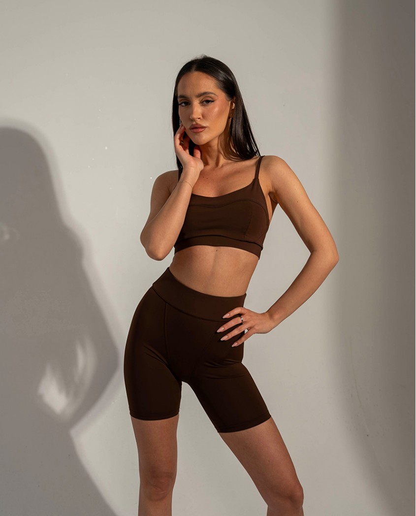 ZF Crop brown tights