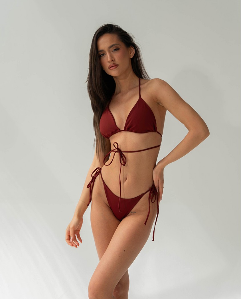 Половинки бански Maroon