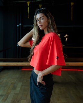 ZF Crop T-shirt red - 1