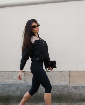 Level 6 Black capri tights - 2