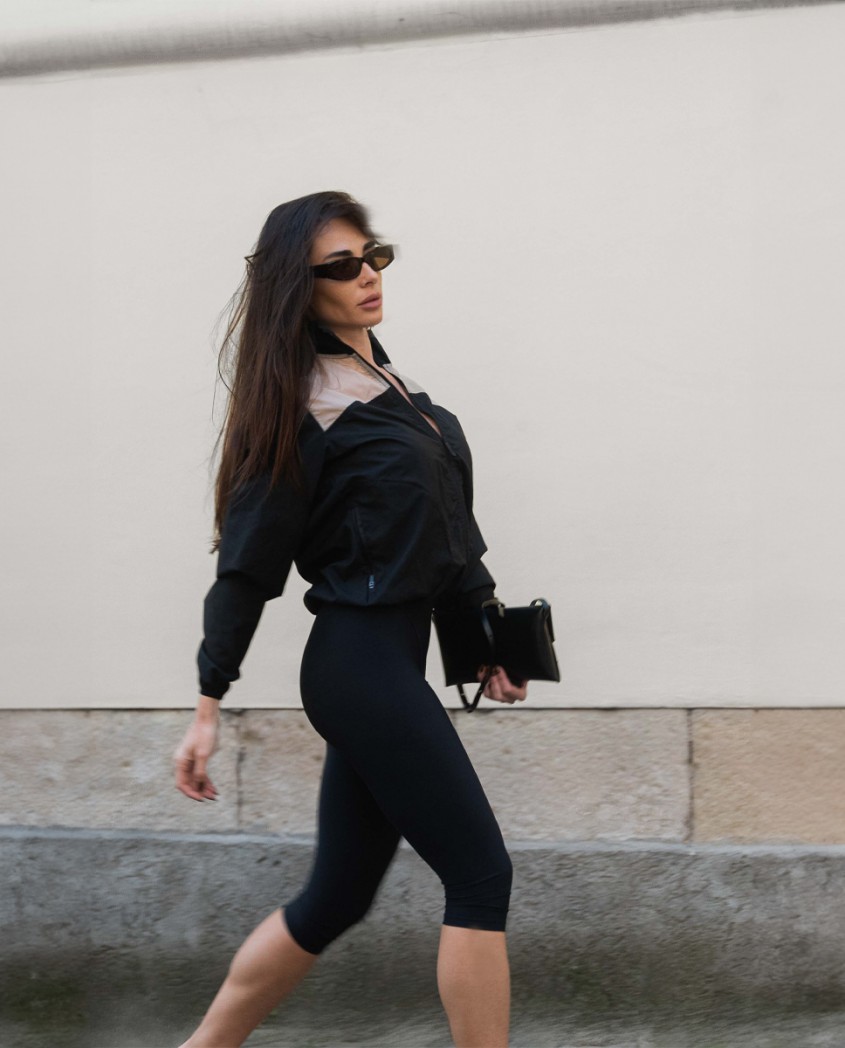 Level 6 Black capri tights