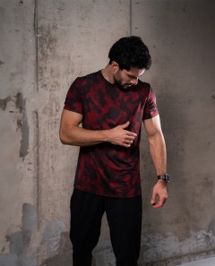 Camouflage red T-shirt
