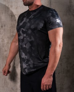 Camouflage black T-shirt