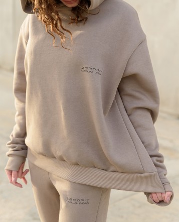 Warm Sweatshirt cappuccino 