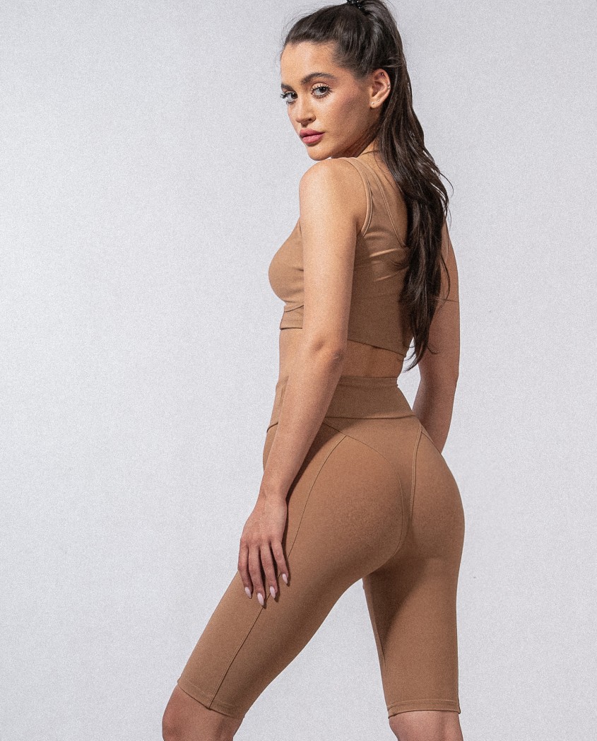Level 4 Beige Crop tights