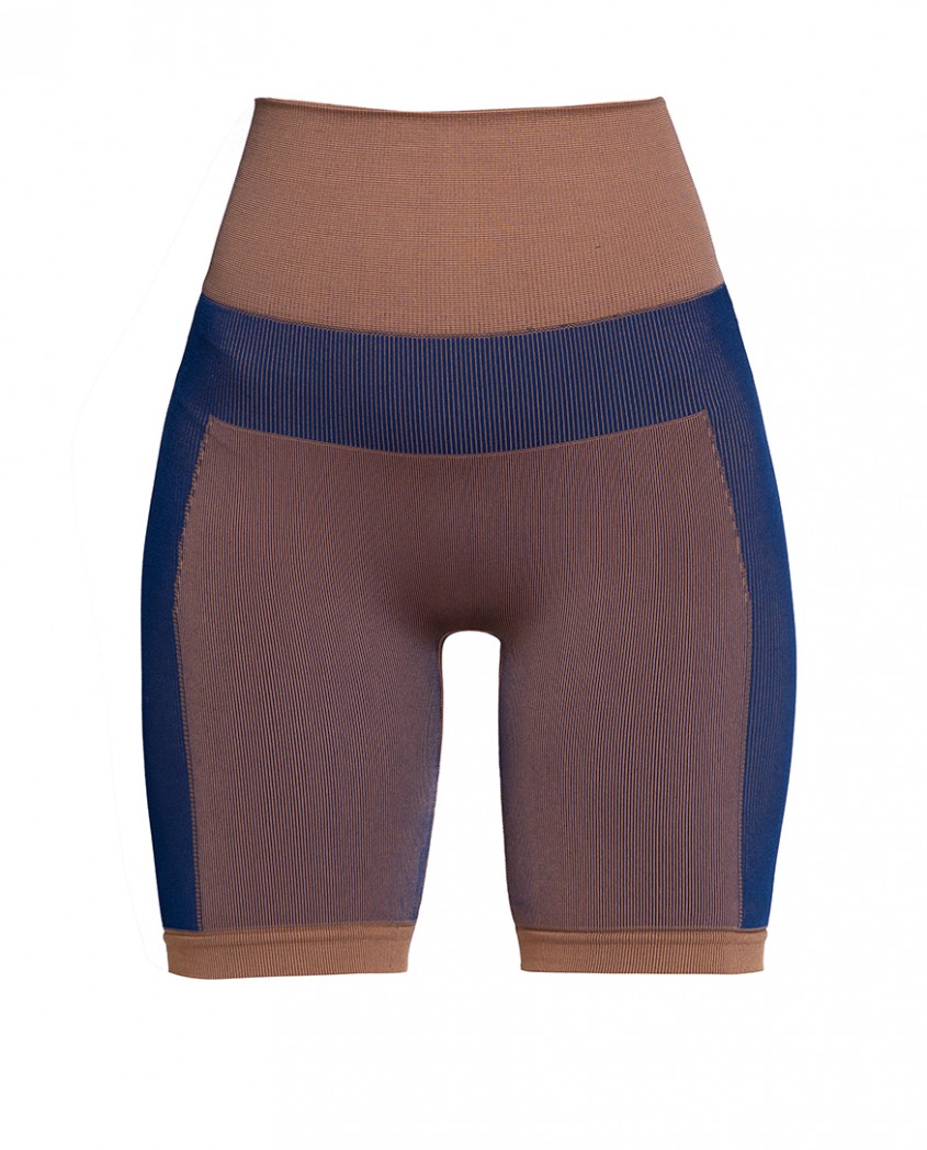 Seamless X blue Crop клин