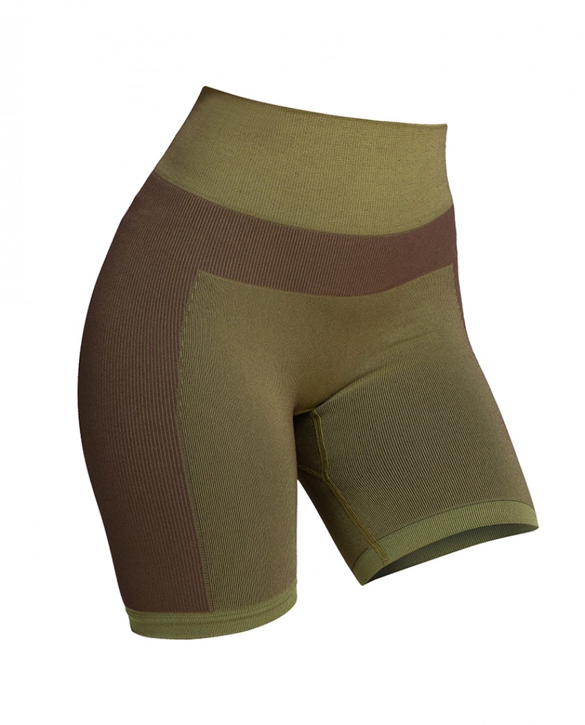 Seamless X green Crop tights