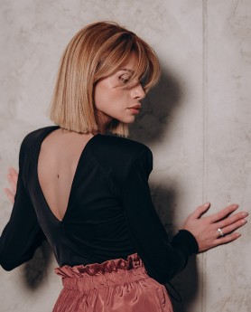 Блуза V Black X Hristina Bozeva - 3